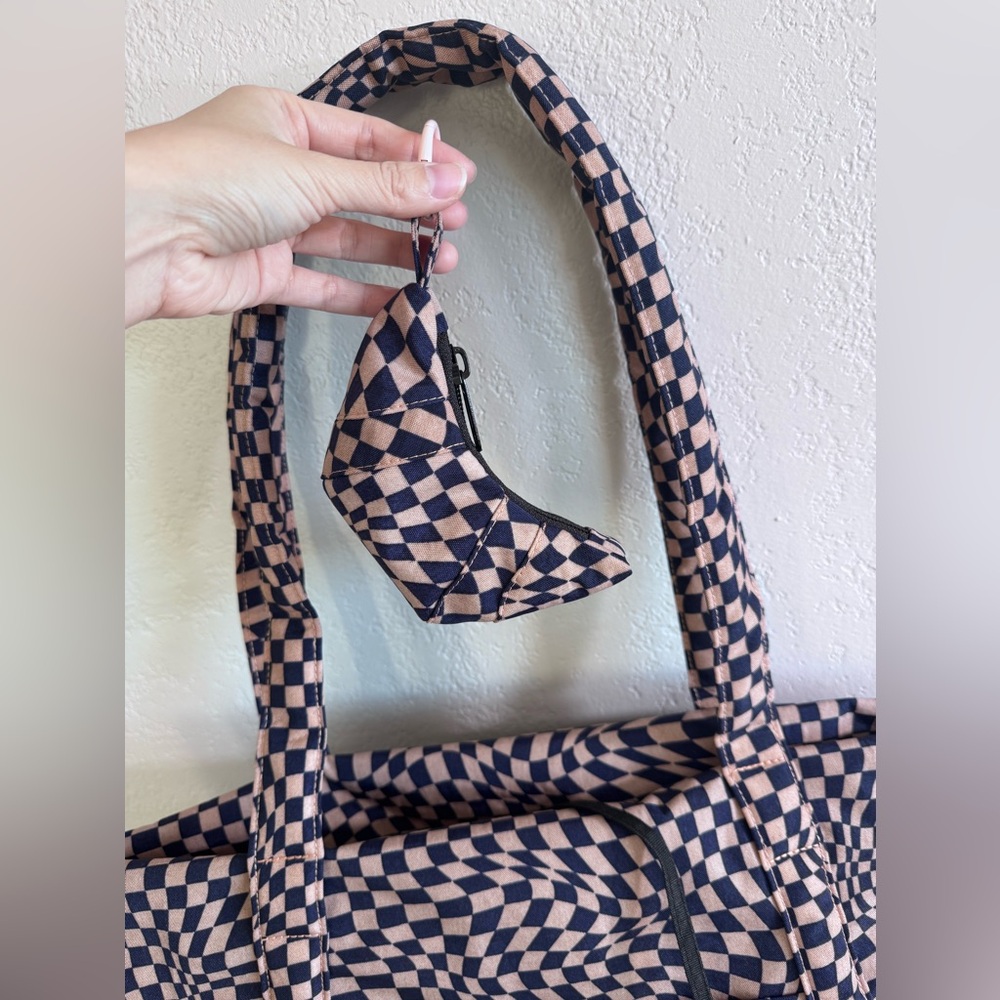 Handmade Nylon Croissant/Dumpling Bag Charm Keychain